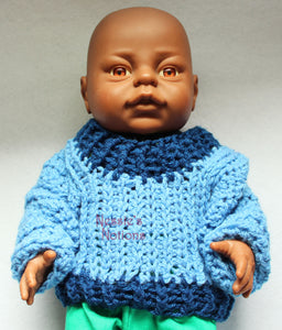 Penny Sweater pattern for 15" doll