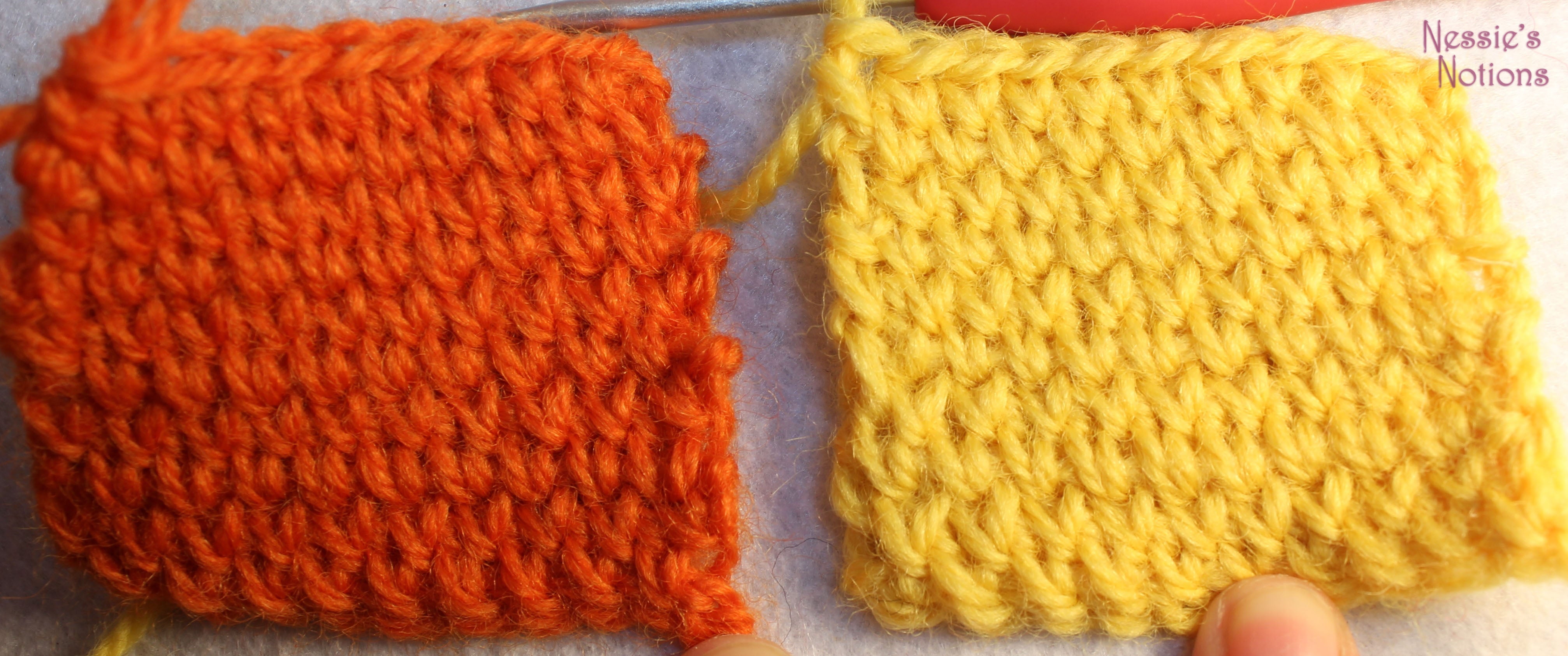 How to Crochet Waistcoat Stitch in Rounds 