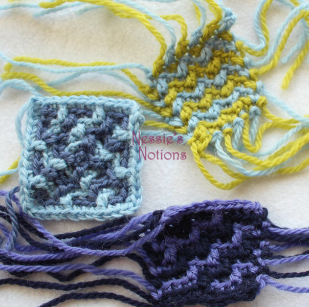 Stitch challenge 11 - overlay mosaic crochet