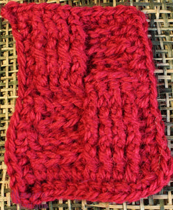 Crochet basketweave stitch
