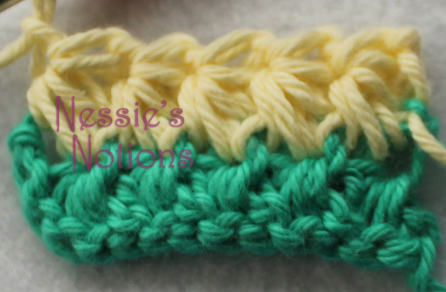 Crochet star stitch