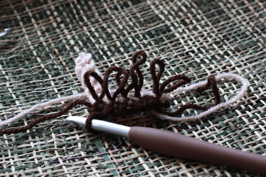 Single crochet loop stitch